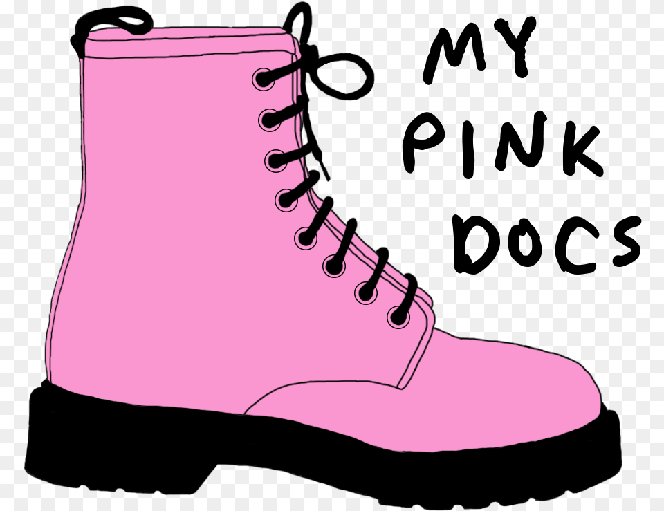 Subscribe U2014 My Pink Docs Work Boots, Clothing, Footwear, Shoe, Sneaker Png Image