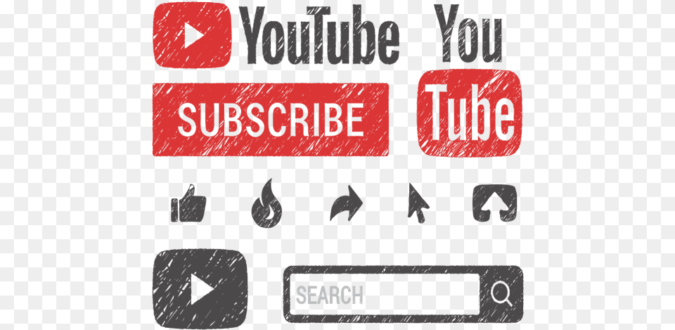 Subscribe Youtube, Text Free Png