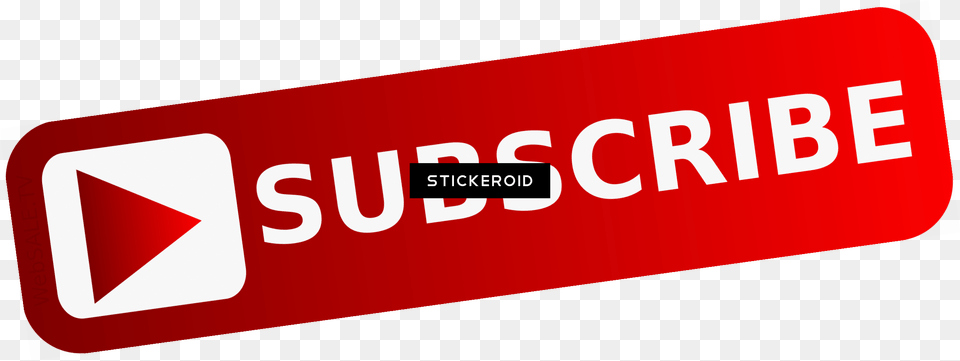 Subscribe Youtube Large Button Youtube Pe Subscribe Full Youtube Subscribe Hd, Sticker, Logo, Sign, Symbol Png Image