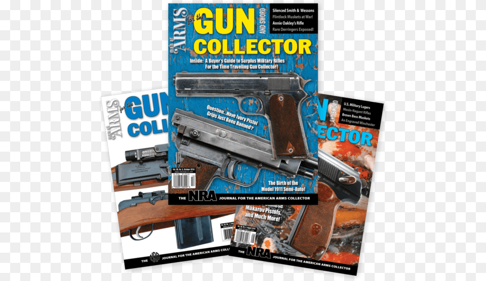 Subscription To Gun And Sword Collector Airsoft Gun, Firearm, Handgun, Weapon Free Png