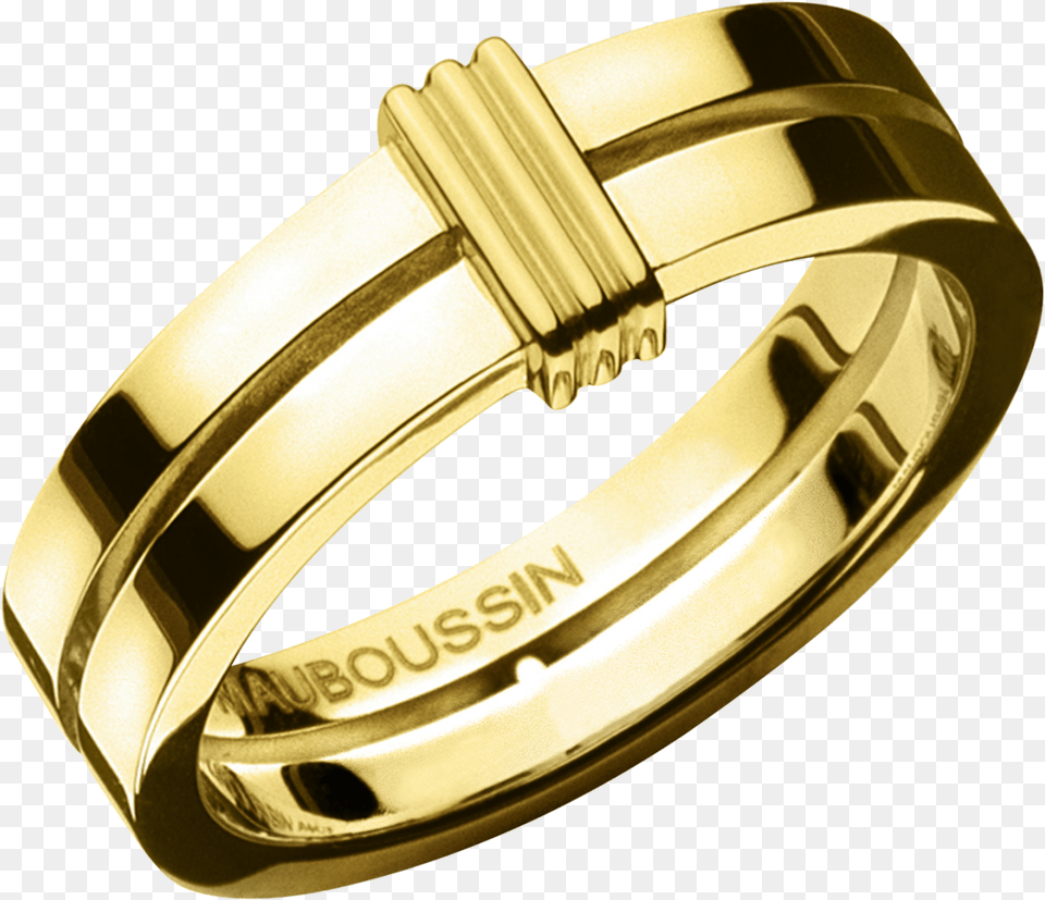 Subtile Eternit Wedding Band Yellow Goldtitle Alliance Mauboussin, Accessories, Gold, Jewelry, Ring Free Transparent Png