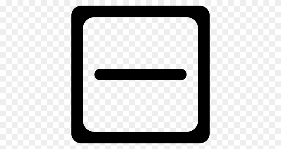 Subtract Interface Subtraction Icon With And Vector Format, Gray Png Image