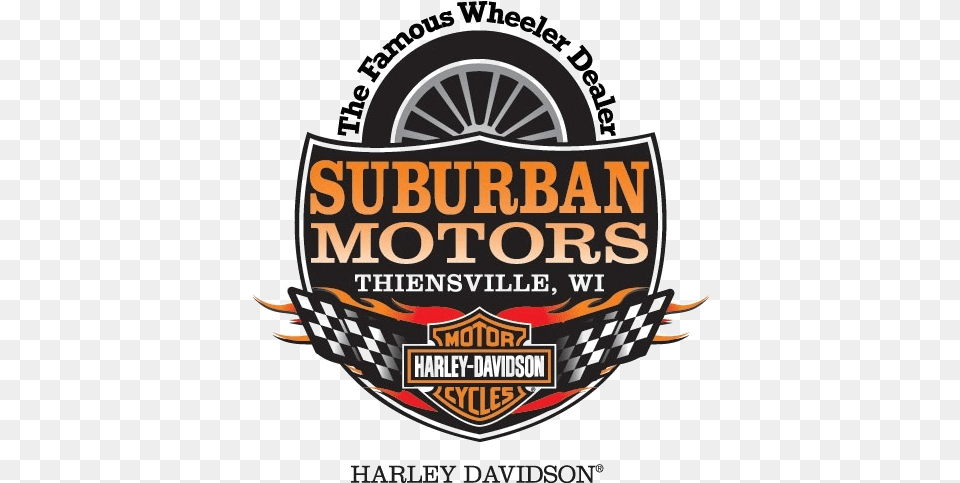 Suburban Motors Harley Davidson Thiensville Wi New Suburban Motors Harley Davidson, Symbol, Logo, Badge, Advertisement Free Transparent Png