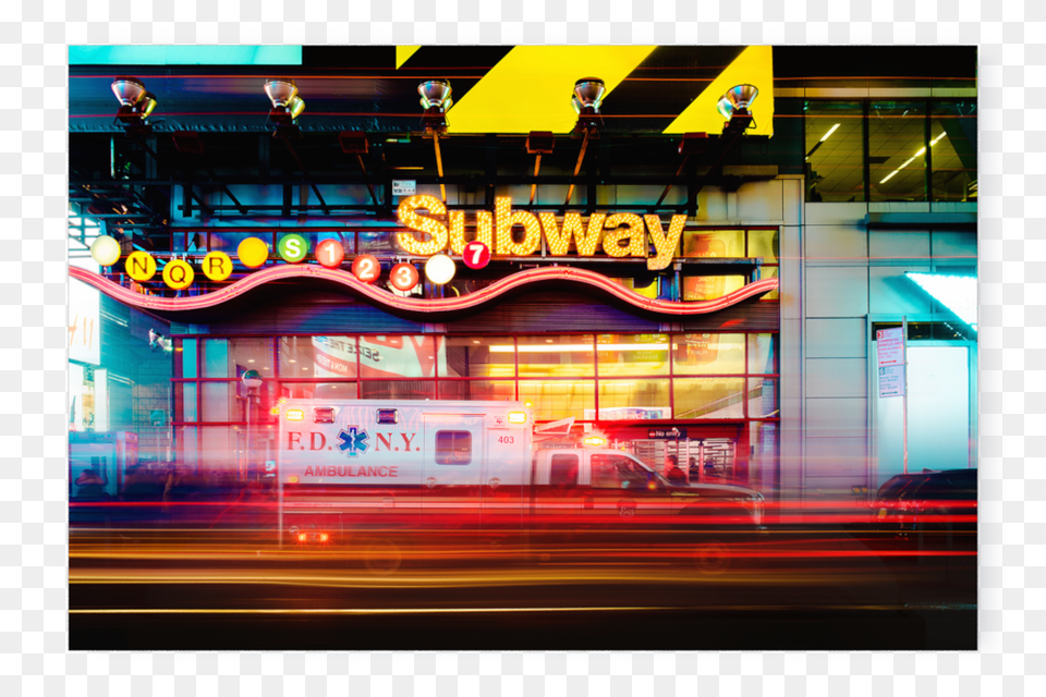 Subway, Architecture, Building, Restaurant, Light Free Png Download