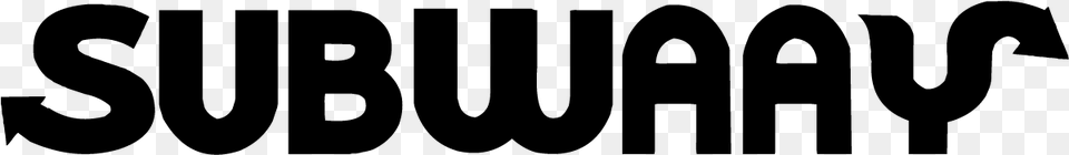 Subway Black And White Logo, Gray Png Image
