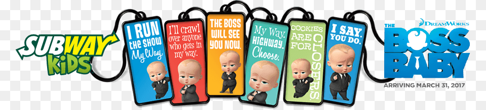 Subway Has A Promotion For The Boss Baby Movie Subway The Boss Baby, Book, Publication, Person, Face Free Png