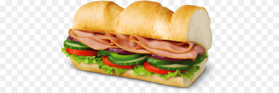 Subway Sandwich, Burger, Food, Meat, Pork Free Png