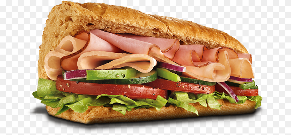 Subway Sandwich Double Bacon Subway Sandwich, Food, Lunch, Meal, Ham Free Transparent Png