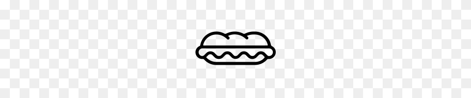 Subway Sandwich Icons Noun Project, Gray Free Transparent Png