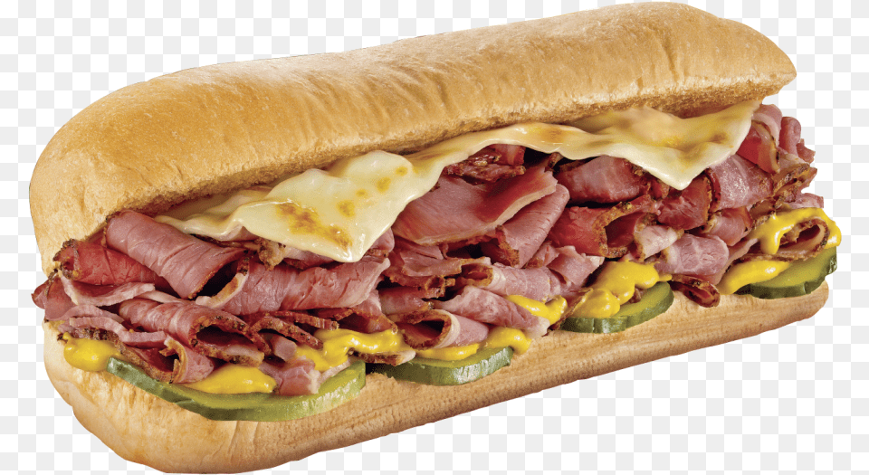 Subway Sg Beef Pastrami, Burger, Food, Meat, Pork Png Image