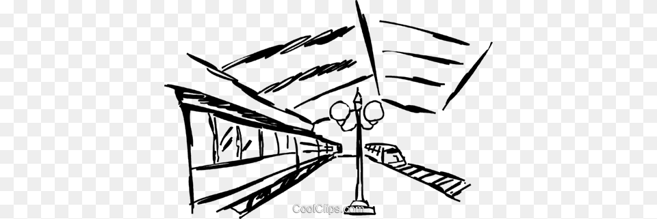 Subway Station Royalty Free Vector Clip Art Illustration, Vehicle, Transportation, Railway, Train Station Png Image