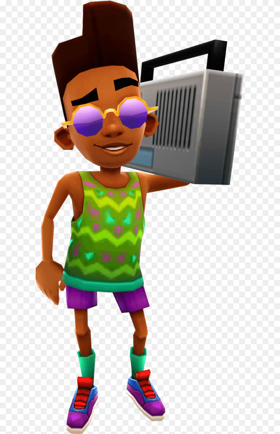 Subway Surfers Fresh Funk Outfit Clipart Download Fresh Subway Surfers, Boy, Child, Male, Person Png Image