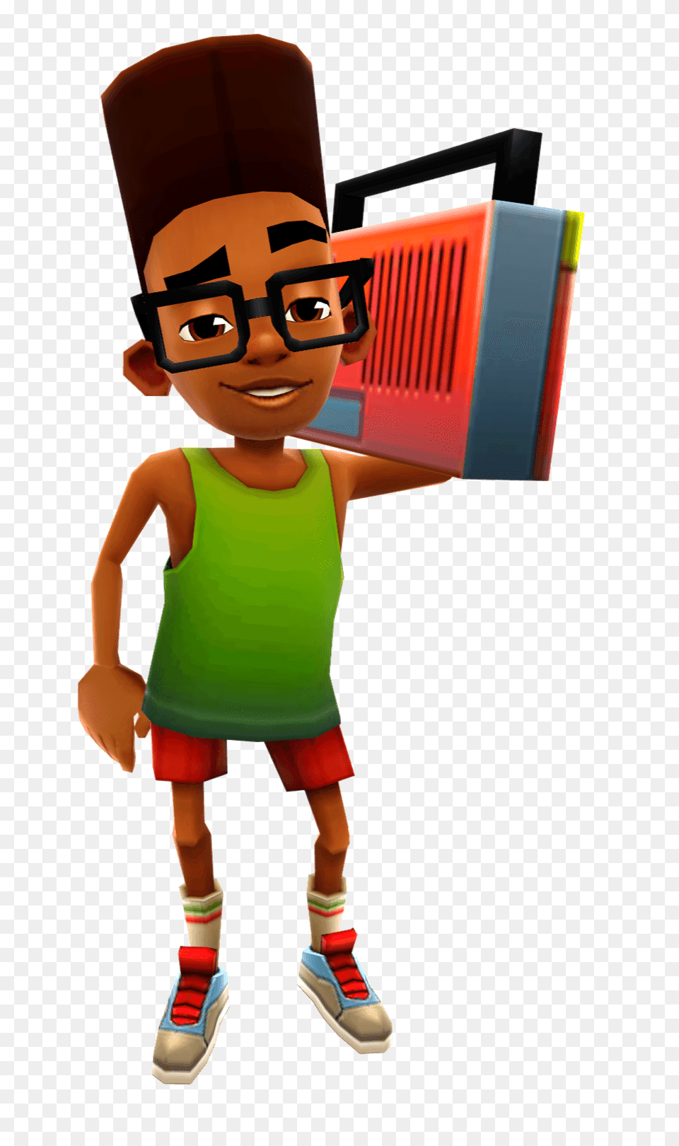 Subway Surfers Fresh Holding Beatbox, Boy, Child, Person, Male Free Png Download