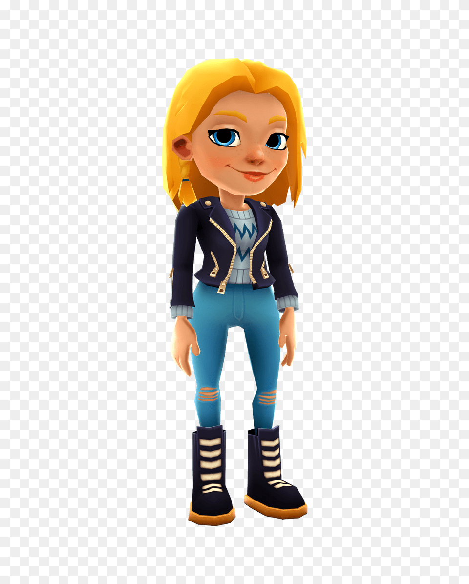 Subway Surfers Freya, Doll, Toy, Face, Head Free Transparent Png