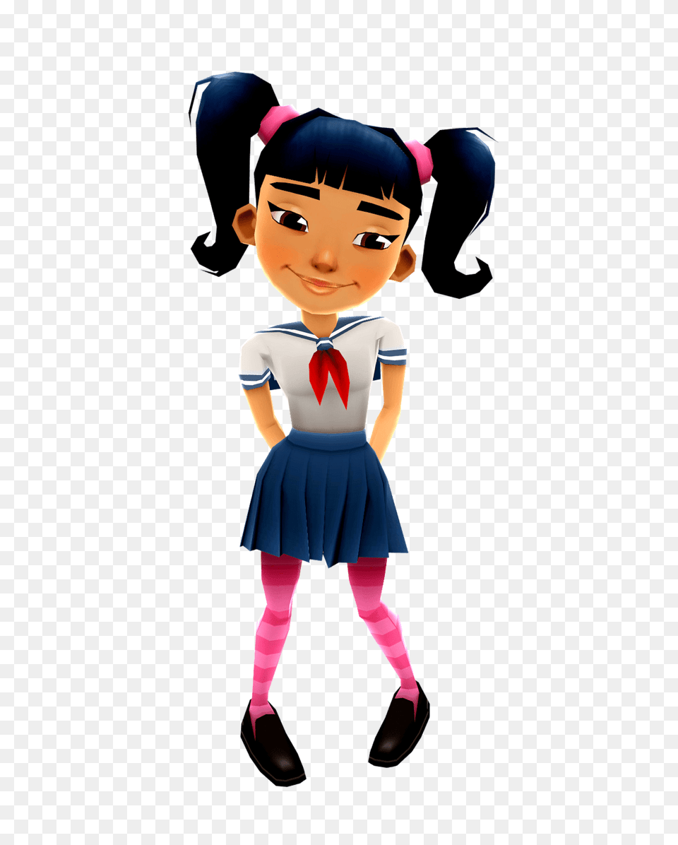 Subway Surfers Harumi, Child, Female, Girl, Person Free Png