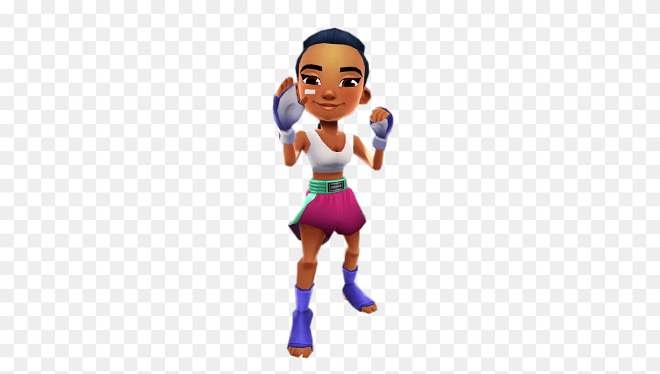 Subway Surfers Noon The Kickboxer, Baby, Person, Clothing, Skirt Png Image