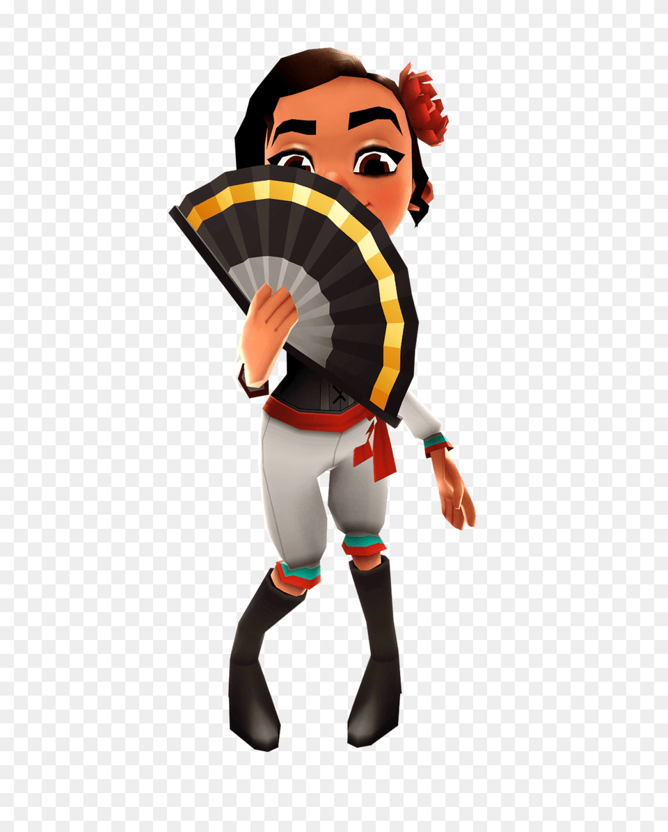 Subway Surfers Rosa The Spanish Flamenco Dancer, Baby, Person, Face, Head Png Image