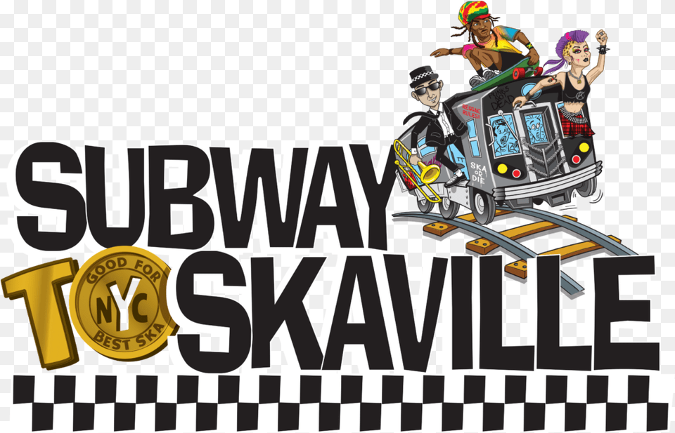 Subway To Skaville Showcase Series In Nyc Live Ska Music Language, Person, Adult, Female, Woman Free Png