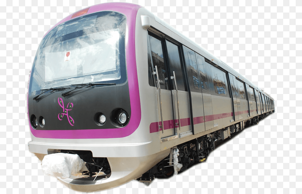 Subway Train Namma Metro Train Hd, Railway, Transportation, Vehicle Free Transparent Png