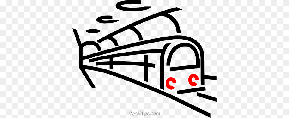 Subway Train Royalty Vector Clip Art Illustration, Terminal, Railway, Train Station, Transportation Free Png