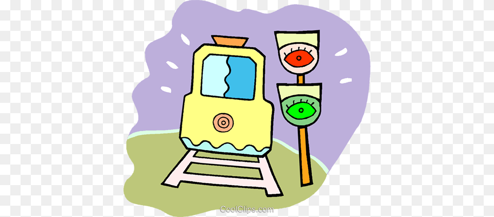 Subway Train With Traffic Signal Royalty Vector Clip Art, Light, Person, Face, Head Png Image