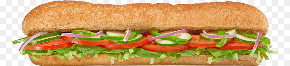 Subway Veggie Delite Sub Transparent, Food, Sandwich Free Png