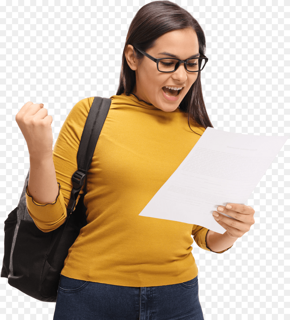 Success Girl Stock Photography, Face, Person, Head, Bag Free Transparent Png