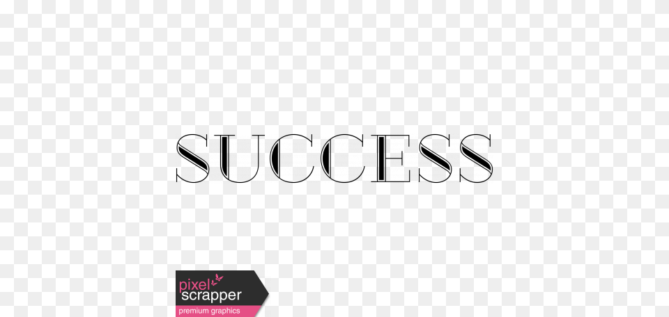 Success Word Art Graphic, Sticker, Text, Logo Png