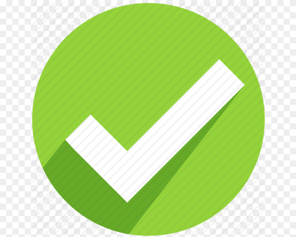 Successful Tick, Green, Disk Free Transparent Png