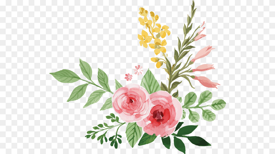 Succulent Clipart Bouquet Watercolor Flowers Transparent Background, Art, Floral Design, Flower, Graphics Png Image
