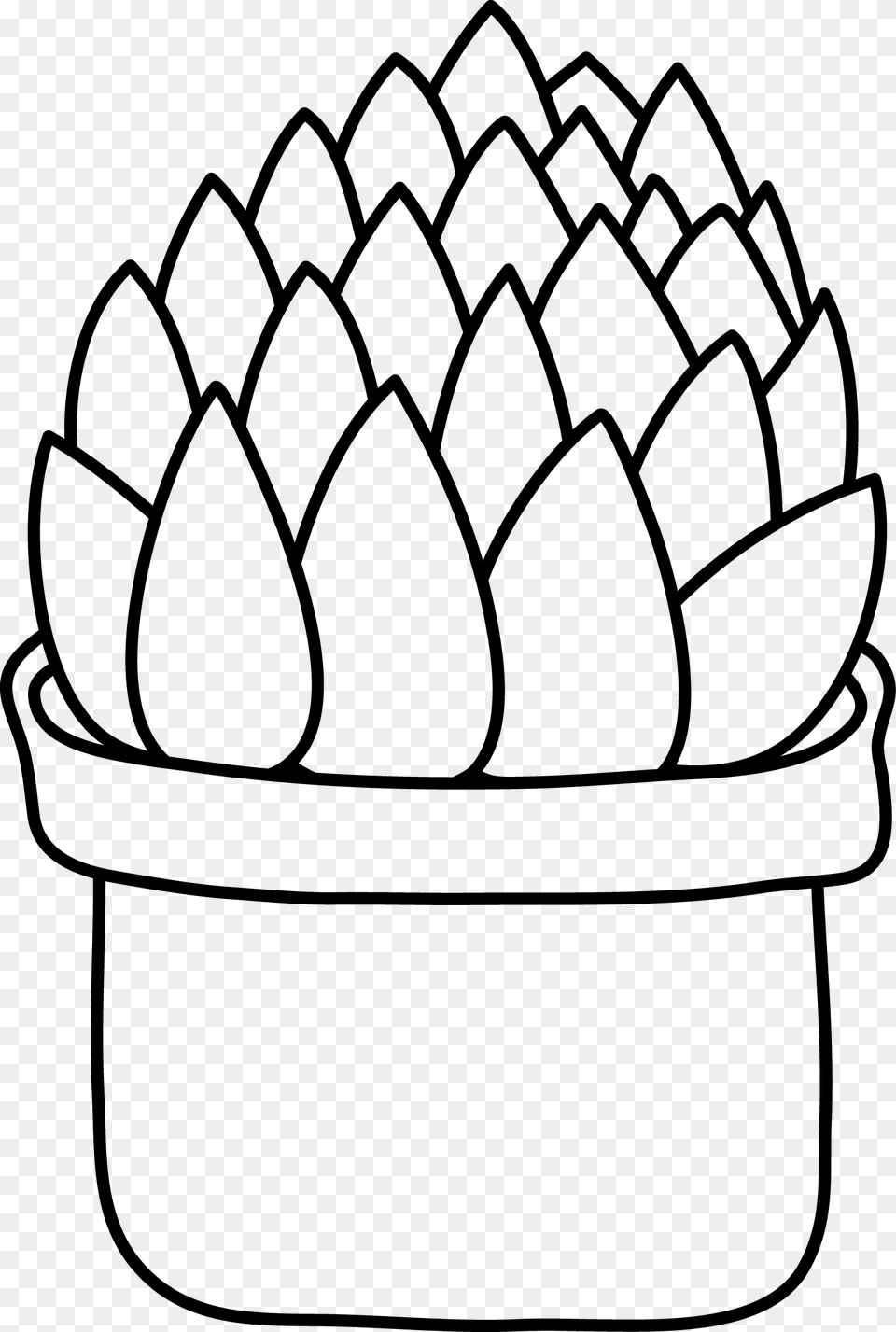 Succulent Plant Digital Stamps And Coloring Pages, Food, Produce, Dynamite, Weapon Free Png Download