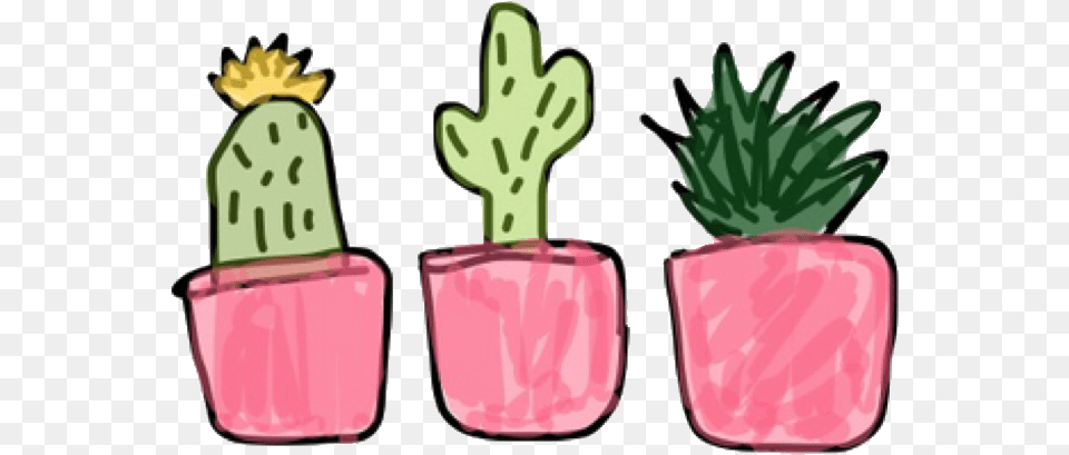 Succulents Green Plants Cute Stickers Freetoedit Cute Plant Cartoon, Jar, Planter, Potted Plant, Pottery Free Transparent Png