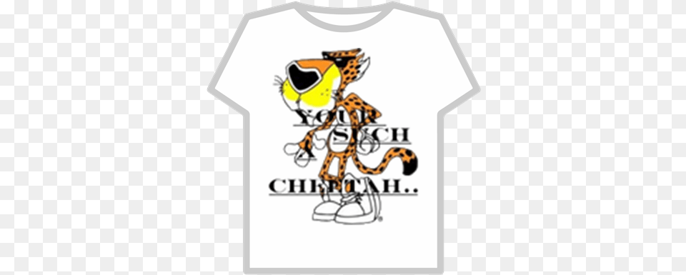 Such A Cheetahtransparent Roblox Chester The Cheetah, Clothing, T-shirt, Shirt Png