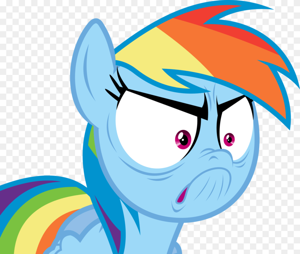 Such A Disappointment Rainbow Dash Angry, Book, Comics, Publication, Cartoon Png