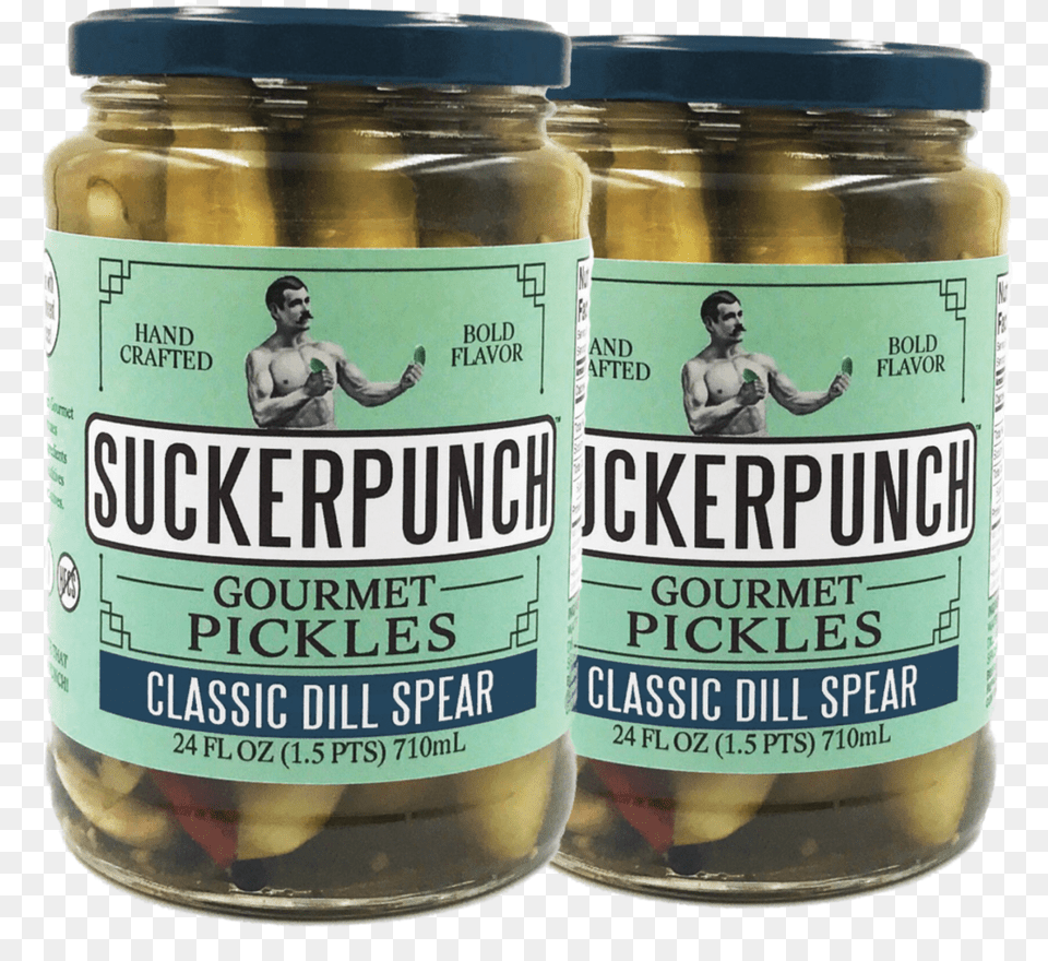 Sucker Punch Pickles Suckerpunch Gourmet Salsa Green Tomato Hot 16 Fl, Food, Pickle, Relish, Adult Free Png