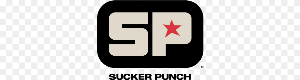 Sucker Punch Productions, Symbol, Logo, Star Symbol, Text Free Png