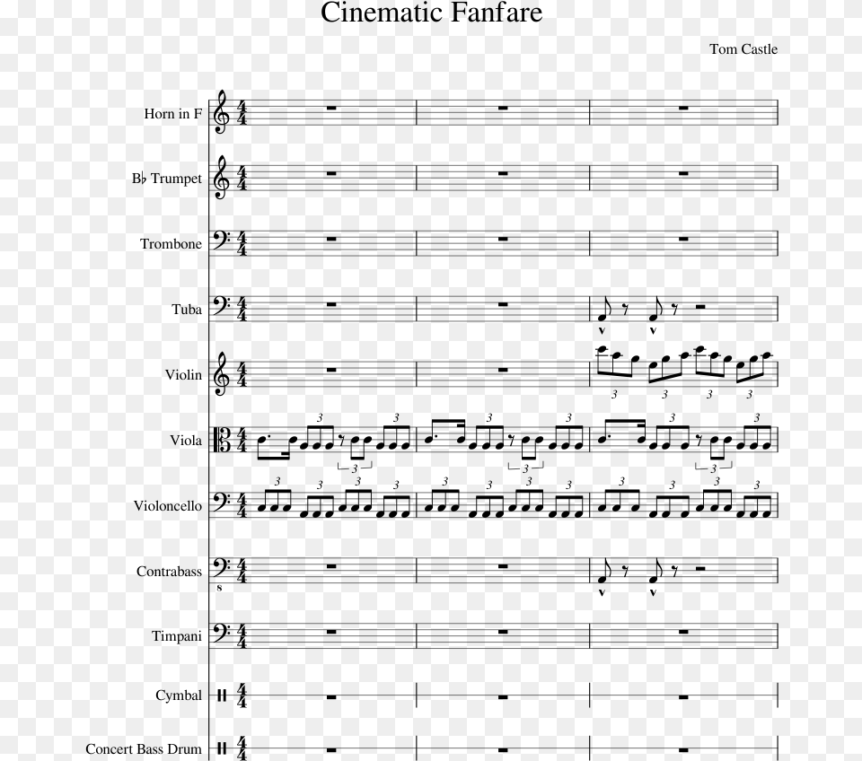 Sucker Violin Sheet Music, Gray Free Png