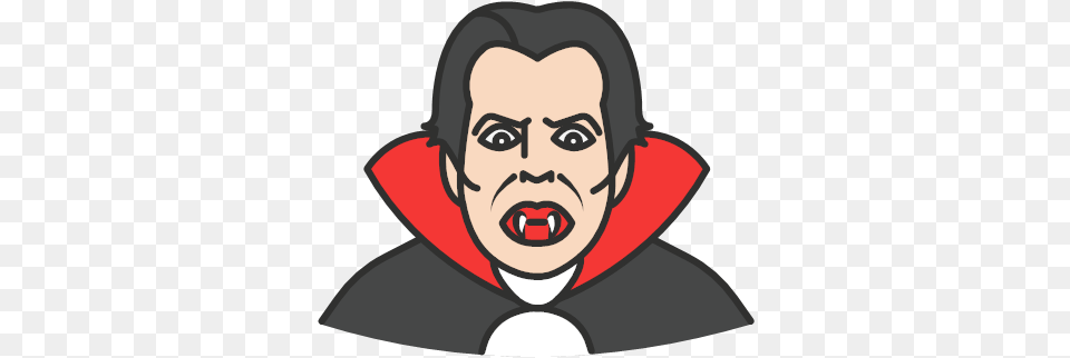 Sucking Dracula Halloween Vampire Icon Famous Character, Face, Head, Person, Photography Free Transparent Png