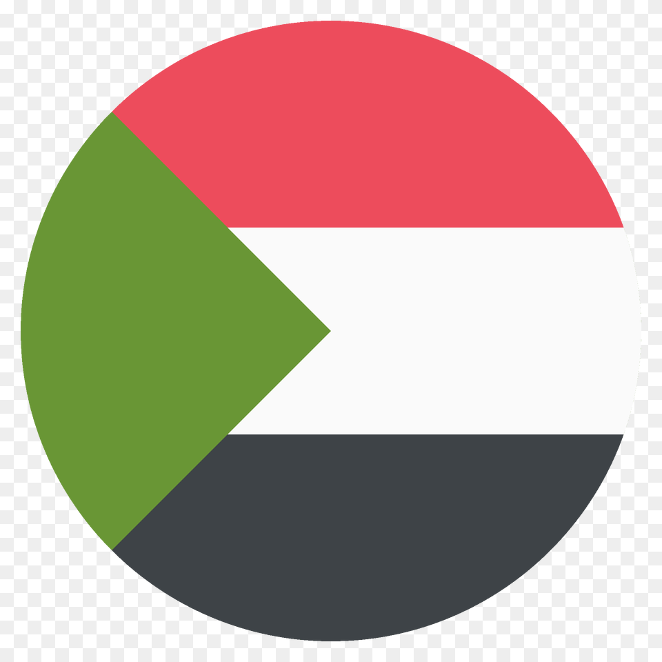 Sudan Flag Emoji Clipart, Chart, Disk Free Png