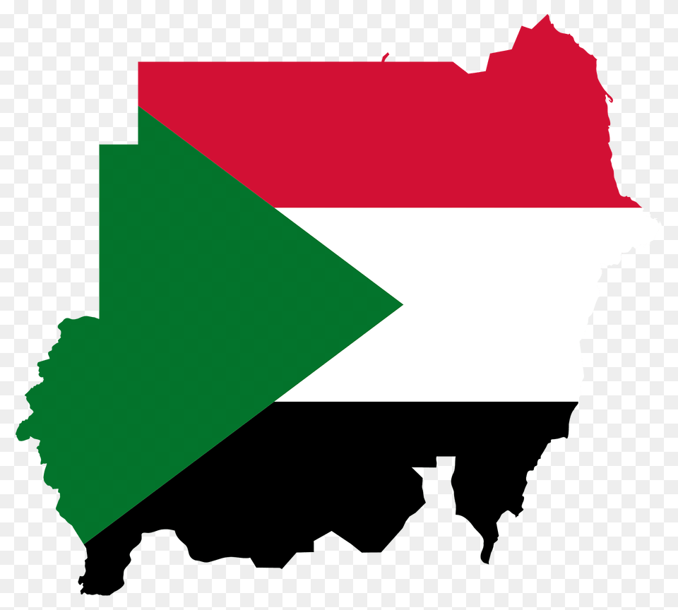 Sudan Flag Map Clipart Png