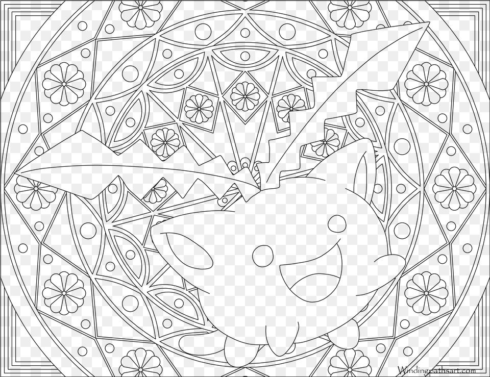 Sudowoodo Coloring Pages Coloring Book, Gray Png Image