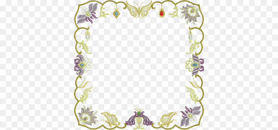 Sue Box Creations Creative Border Designs, Embroidery, Pattern, Art, Floral Design Png