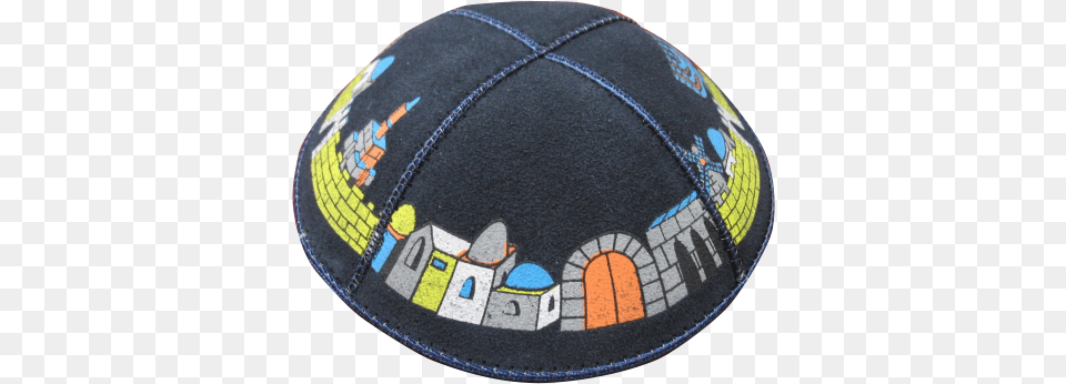 Suede Kippah Of Jerusalem Kippah, Clothing, Hat, Cap, Baseball Cap Png Image
