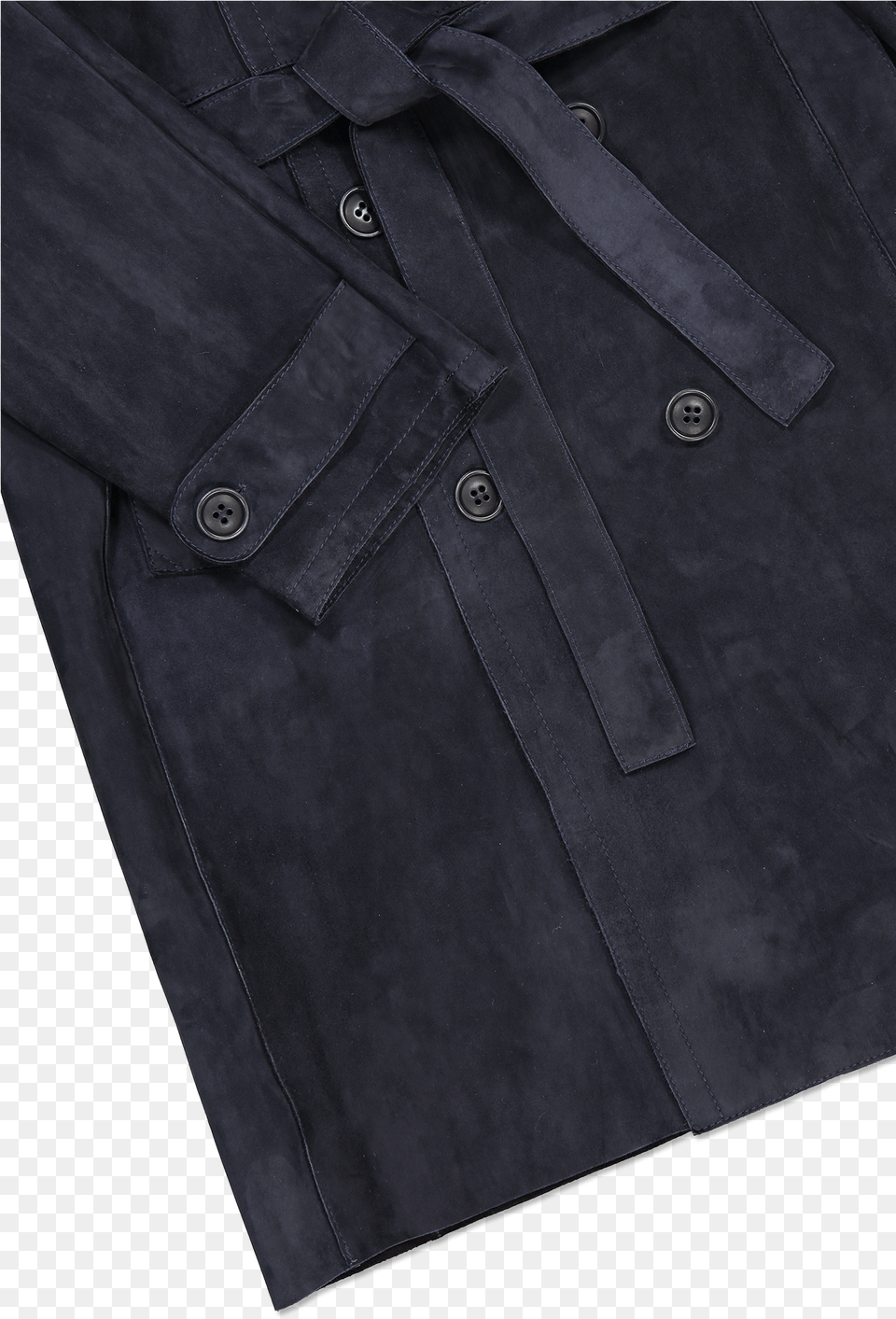 Suede Trench Coat Navy Pocket, Clothing, Jacket, Overcoat, Pants Png