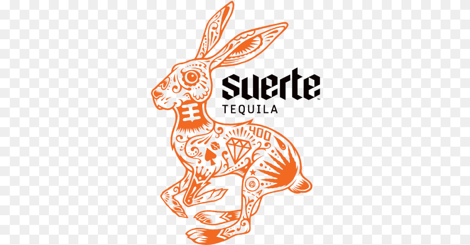 Suerte Tequila Suerte Tequila Logo, Animal, Hare, Mammal, Rodent Free Png Download