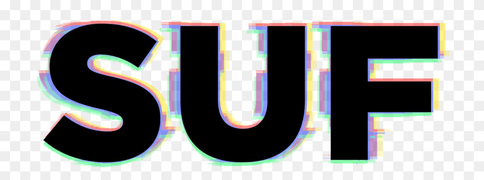 Suf Glitch, Light, Neon, Smoke Pipe, Text Png