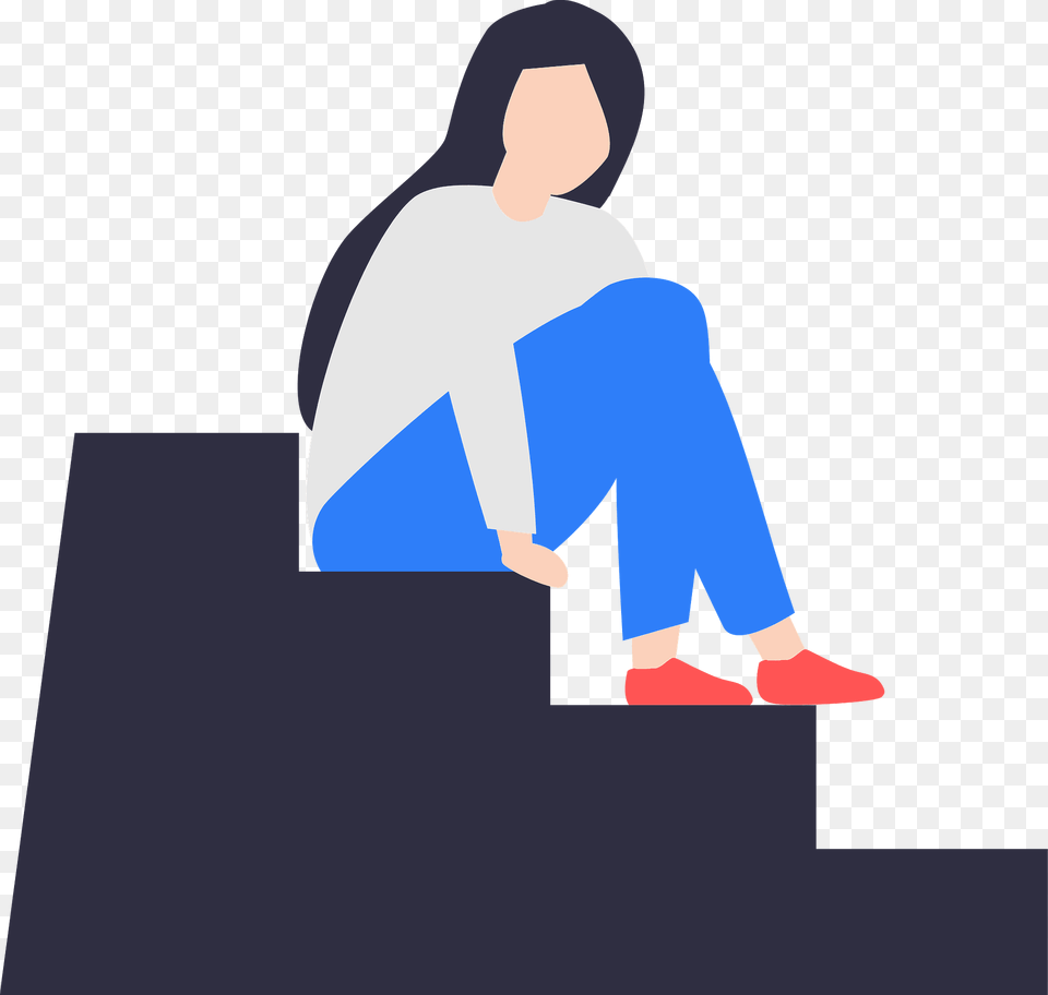 Suffering Clipart, Adult, Clothing, Female, Pants Png