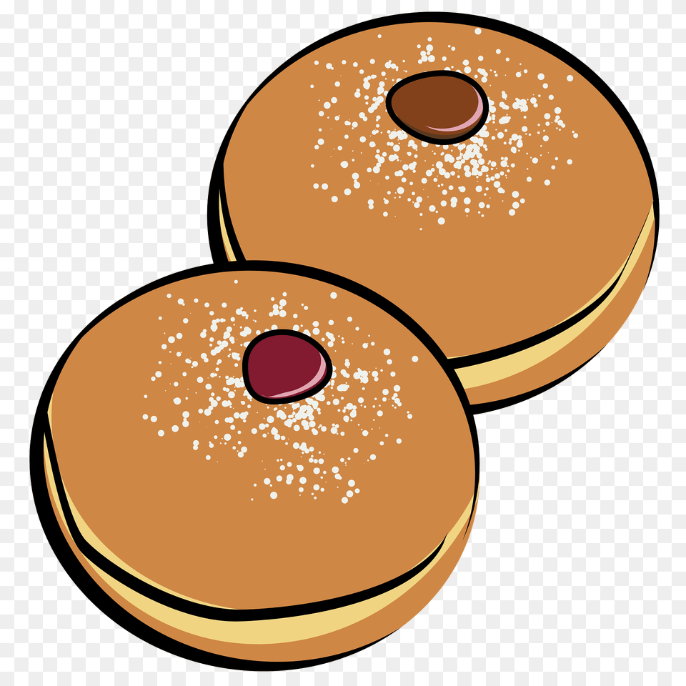 Sufganiyah Hebrew Pastries Clipart, Food, Sweets, Bread Free Png