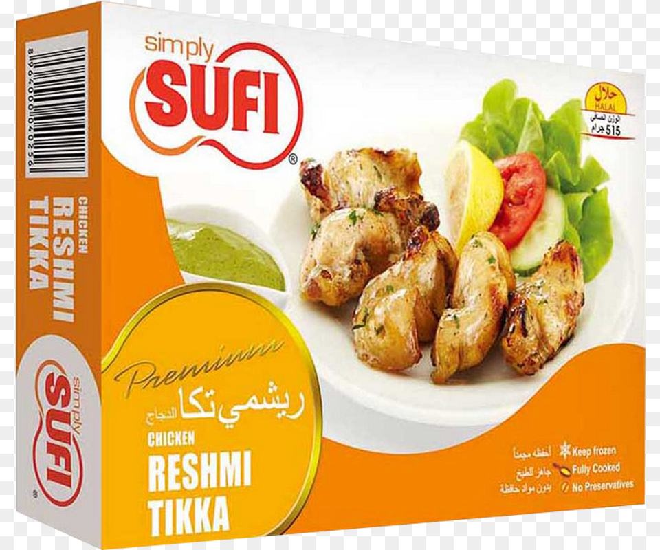 Sufi Chicken Reshmi Tikka 515 Gm At Qne Sufi Samosa, Food, Lunch, Meal, Advertisement Free Png