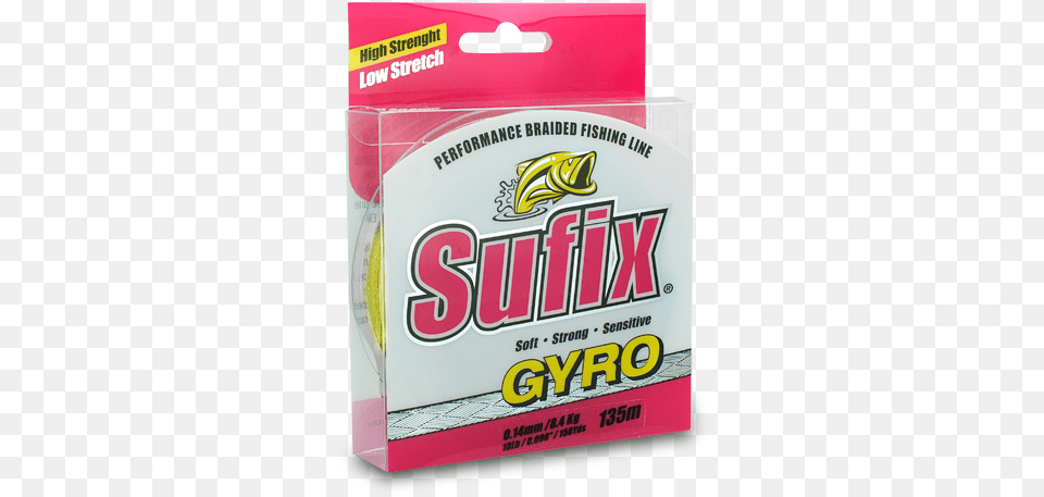 Sufix Gyro Pink Braid Sufix Gyro Green 135m, Gum, Food, Ketchup Free Png Download